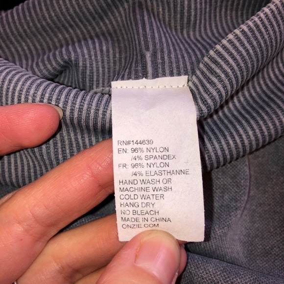 Onzie Flow Seamless Stone Wash Legging Slate Grey - Picture 12 of 12